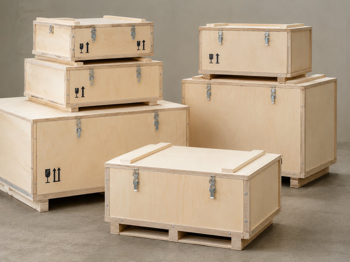 Illustrative example: Plywood shipping crates for industrial packaging applications